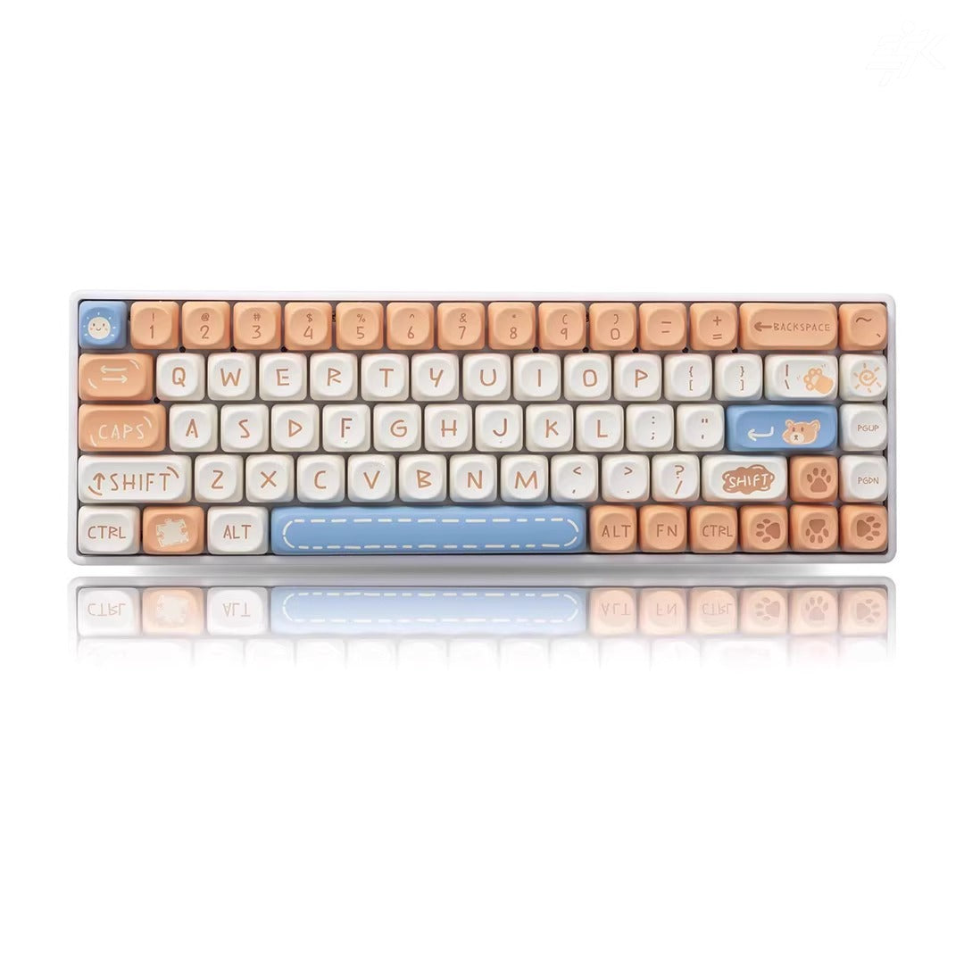 Cute theme Kitty Keys M68 Full Keyboard kit