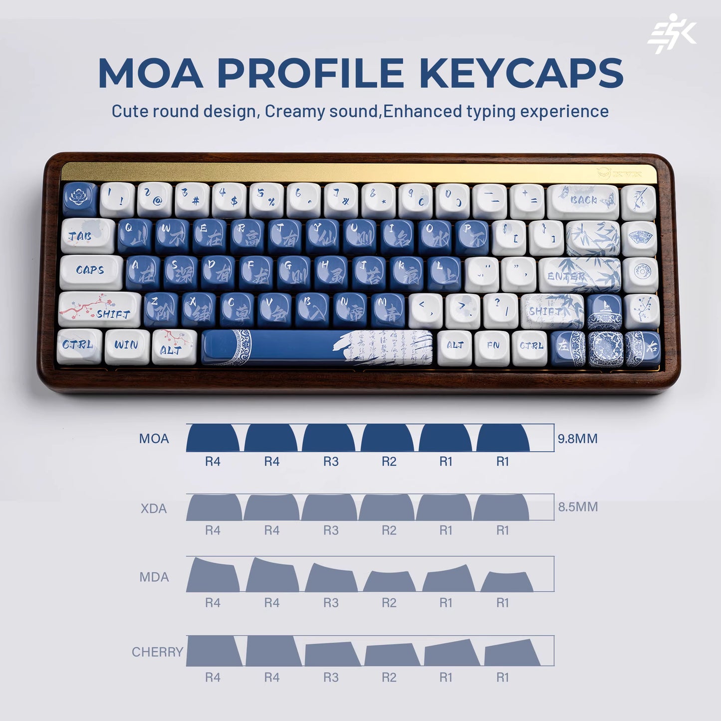 PBT Ceramics Keycaps
