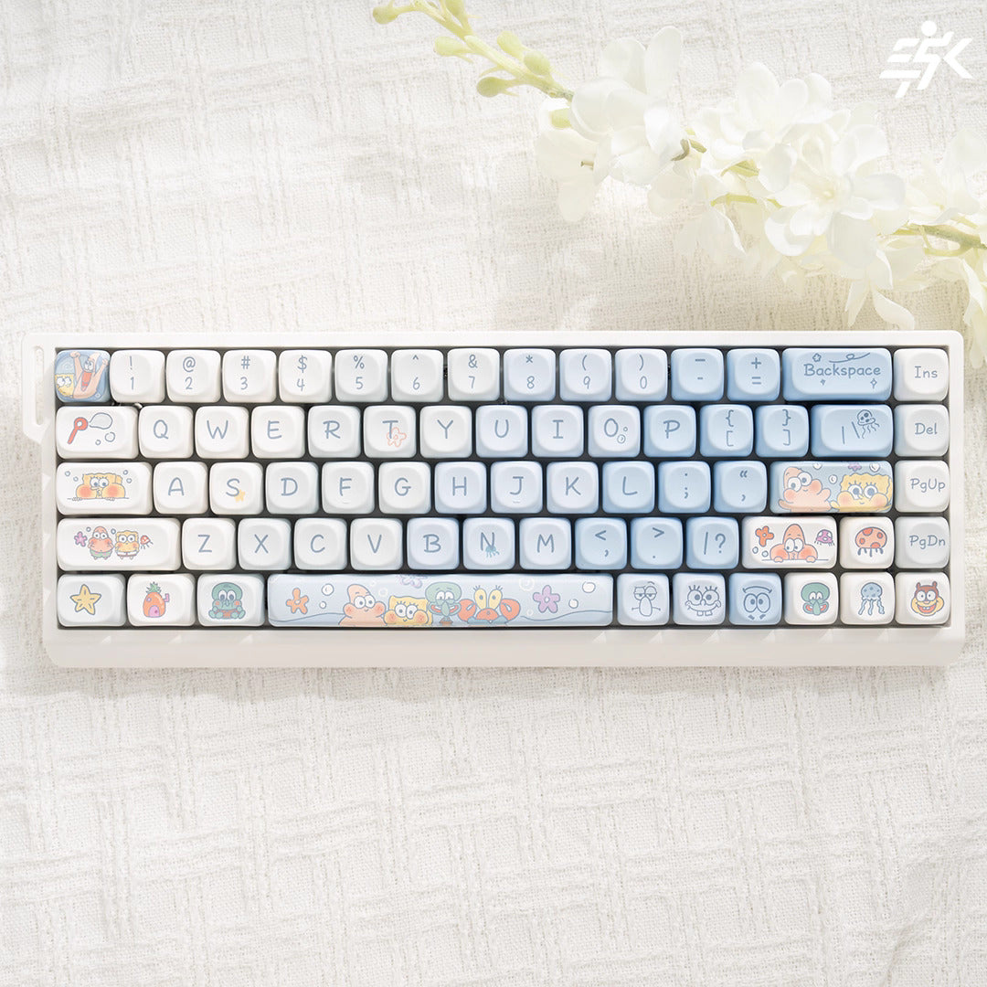 Cute theme Kitty Keys M68 Full Keyboard kit