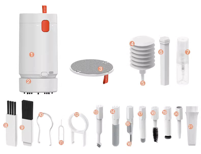 All-in-One Desktop Vacuum Cleaner & Electronics Cleaning Kit