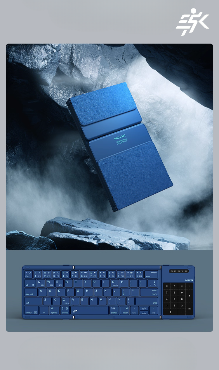 Foldable Cube Pocket Keyboard