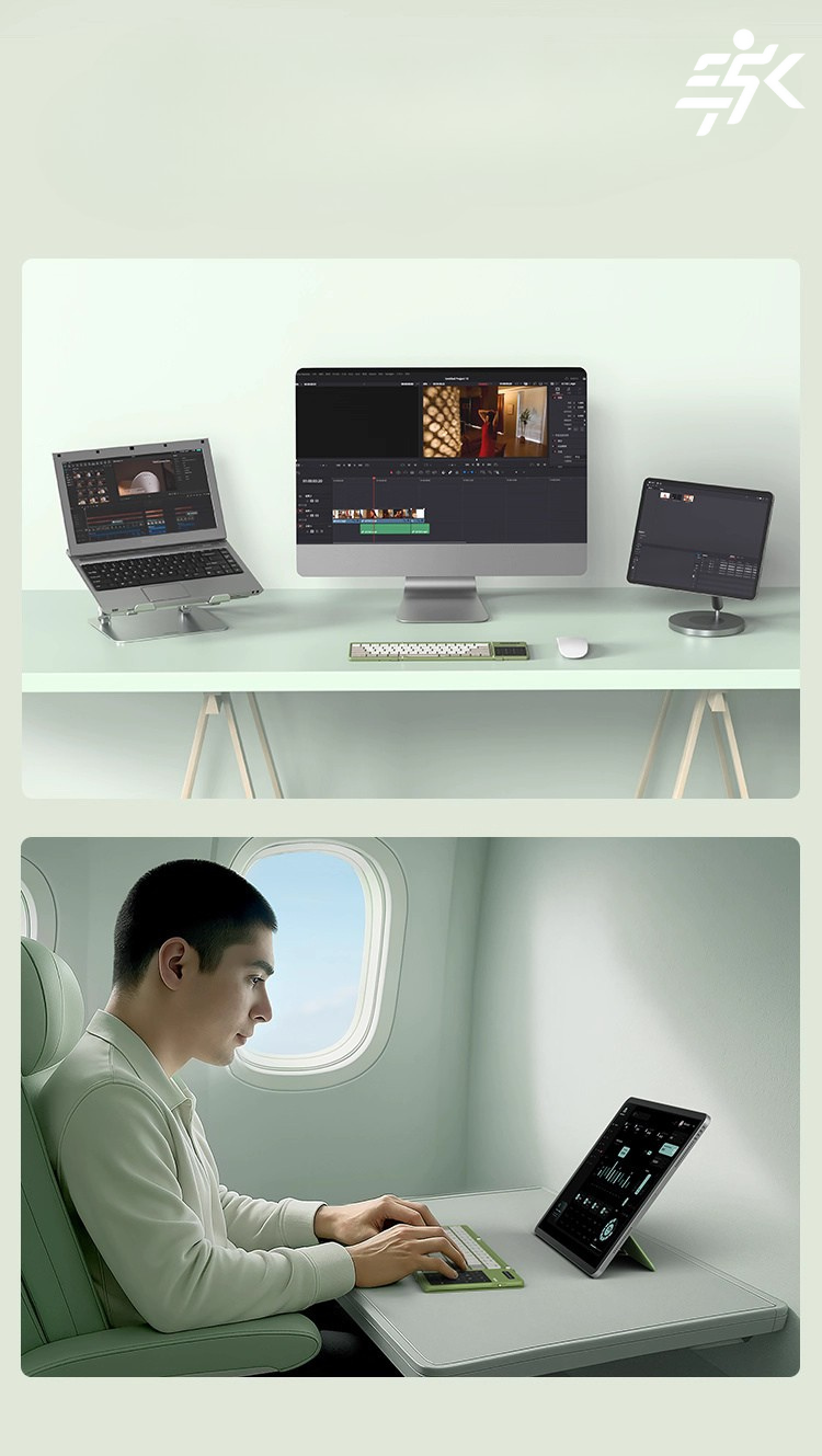 Foldable Cube Pocket Keyboard