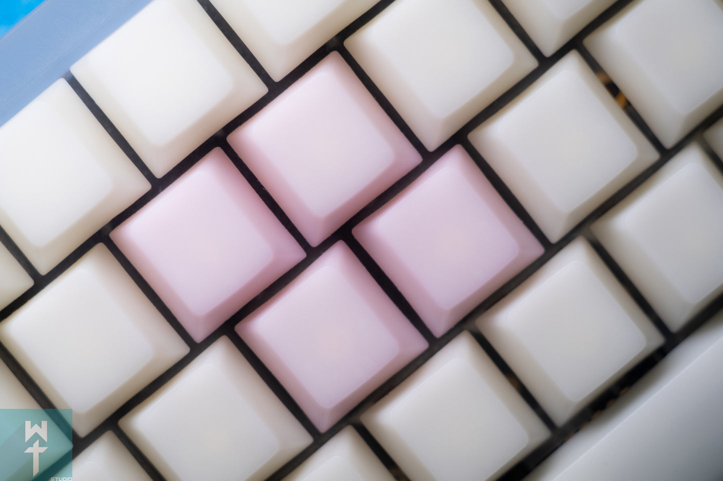 POM Jelly Lavender Keycaps