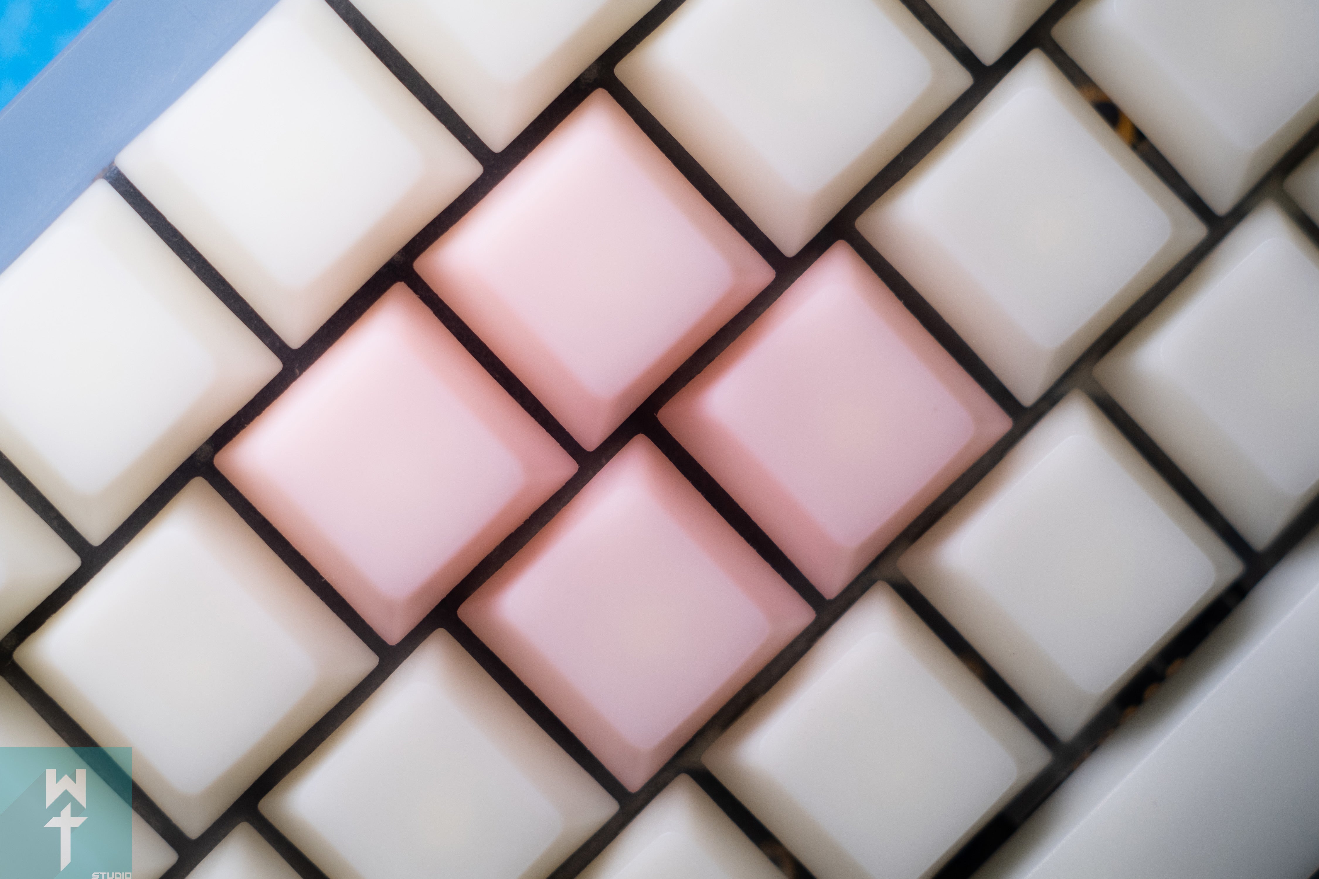 POM Jelly Strawberry good Cream Keycaps (108 keycap set)