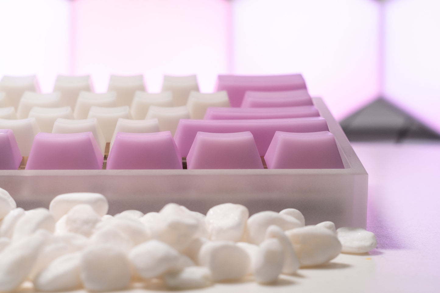 POM Jelly Lavender Keycaps