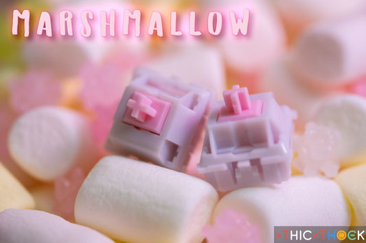 [In stock] THIC THOCK Marshmallow switches